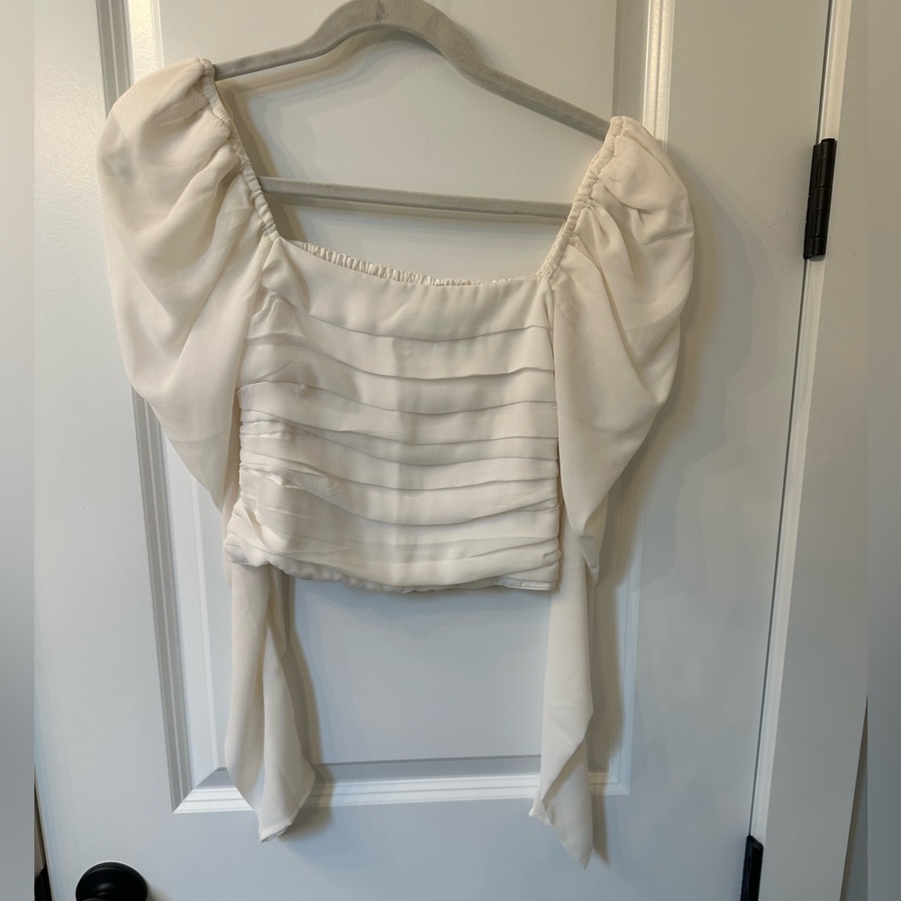 Abercrombie please long sleeve top - size xs